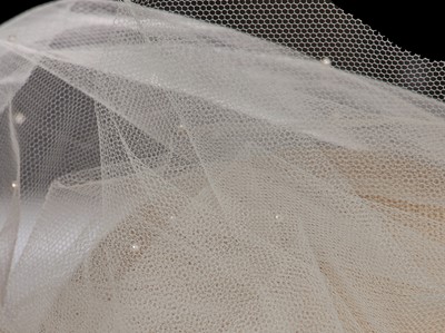 Lot 330 - A Catherine Buckley bespoke 'Guinevere' tabard bridal gown, early 1980s
