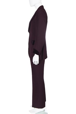 Lot 287 - A Christian Dior men's 'Le Smoking'-style suit, late 1970s-early 1980s