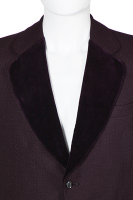 Lot 287 - A Christian Dior men's 'Le Smoking'-style suit, late 1970s-early 1980s