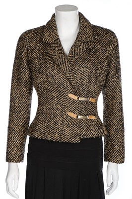 Lot 30 - A Chanel golden tweed jacket, modern, labelled,...