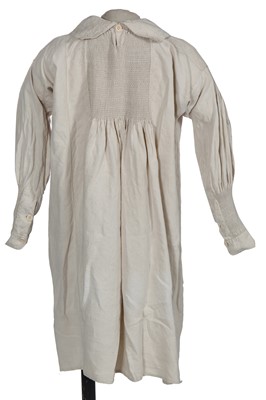 Lot 449 - A good embroidered linen farmer's smock, late 19th century