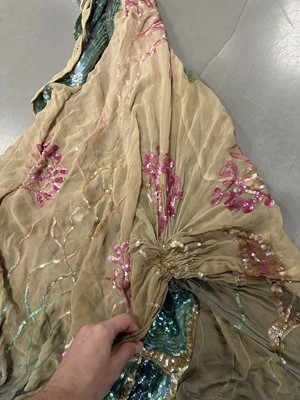 Lot 91 - An Erté sequined costume titled 'La Mer' circa 1937