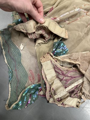 Lot 91 - An Erté sequined costume titled 'La Mer' circa 1937