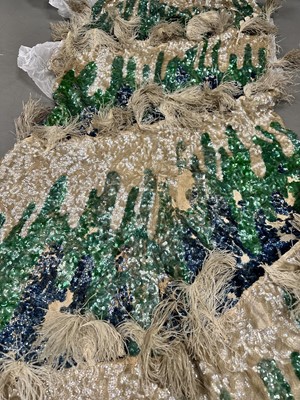 Lot 91 - An Erté sequined costume titled 'La Mer' circa 1937