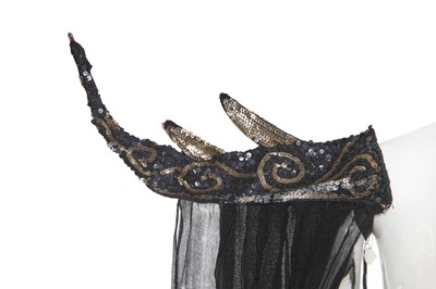 Lot 93 - Four Erté gold and pink sequinned halterneck bodies for 'Mètal', 1930s