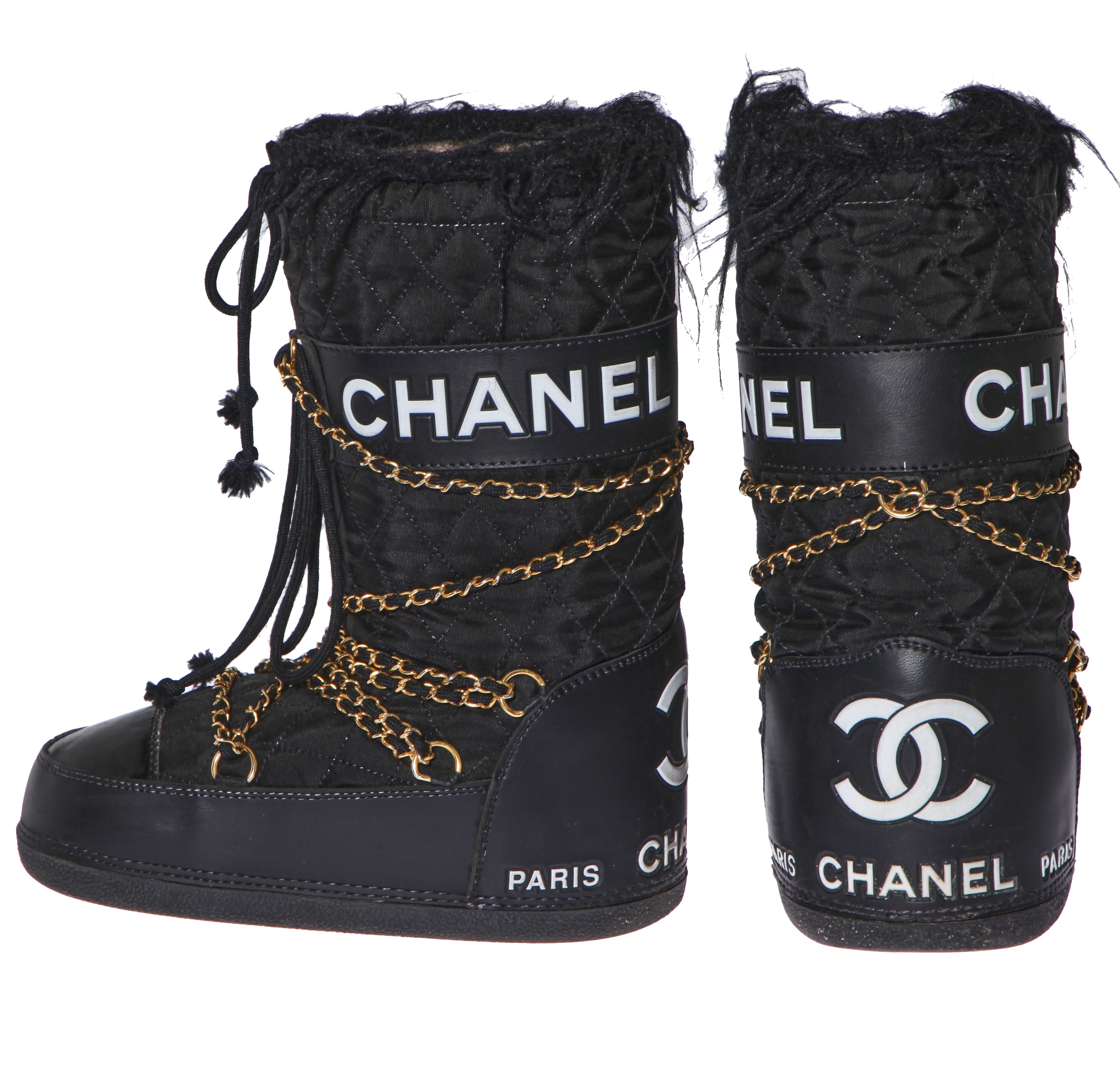 Chanel store ski boots