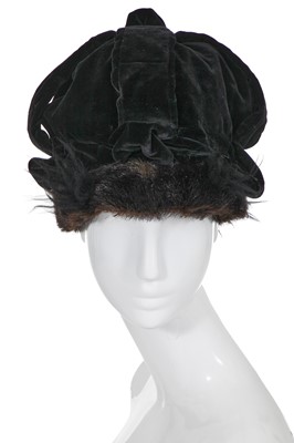 Lot 247 - A Vivienne Westwood crown, probably 'Harris Tweed' collection, Autumn-Winter 1987-88