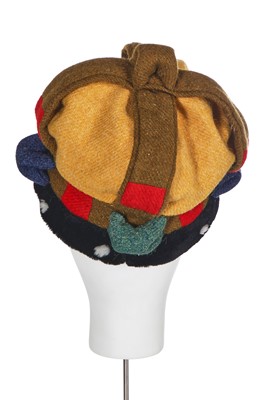 Lot 198 - A Vivienne Westwood crown, 'Harris Tweed' collection, Autumn-Winter 1987-88