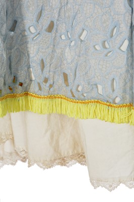 Lot 197 - A Vivienne Westwood white cotton corset ensemble, circa 1987
