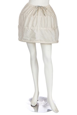 Lot 197 - A Vivienne Westwood white cotton corset ensemble, circa 1987