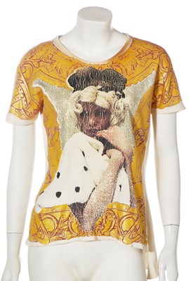 Lot 200 - A Vivienne Westwood printed cotton T-shirt, 'Civilizade' collection, Spring-Summer 1989