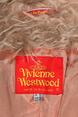 Lot 259 - A Vivienne Westwood faux fur coat, 'Portrait' collection, Autumn-Winter 1990