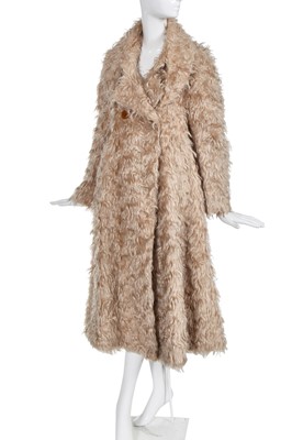 Lot 259 - A Vivienne Westwood faux fur coat, 'Portrait' collection, Autumn-Winter 1990