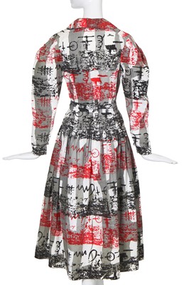 Lot 193 - A Sue Clowes 'Hobo' print dress, 'Culture Club' collection, 1980-83