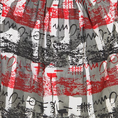 Lot 193 - A Sue Clowes 'Hobo' print dress, 'Culture Club' collection, 1980-83