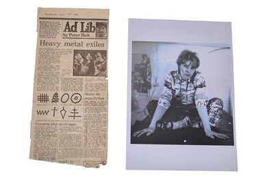 Lot 193 - A Sue Clowes 'Hobo' print dress, 'Culture Club' collection, 1980-83