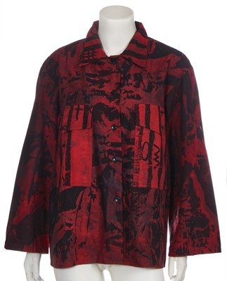 Lot 224 - A Sue Clowes 'Hobo' print shirt, 'Culture Club' collection, 1980-83