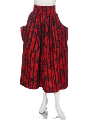 Lot 225 - A Sue Clowes 'Hobo' print ensemble, 'Culture Club' collection, 1980-83