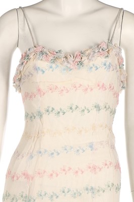 Lot 369 - Three garden party dresses, 1930s, one of...