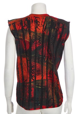 Lot 227 - A Sue Clowes 'Hobo' print t-shirt 'and shirt, Culture Club' collection, 1980-83