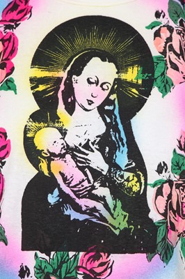 Lot 201 - A Sue Clowes air-gun and screen printed 'Madonna' t-shirt, 'Culture Club' collection, 1980-83