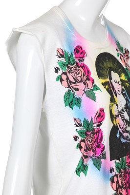 Lot 201 - A Sue Clowes air-gun and screen printed 'Madonna' t-shirt, 'Culture Club' collection, 1980-83