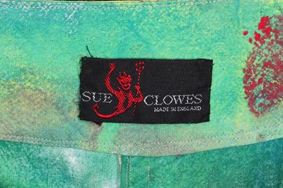 Lot 229 - Sue Clowes for the Foundry satin tie, circa 1980 and reproduction Culture Club collection garments, 2012