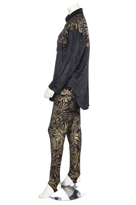 Lot 234 - Sue Clowes 'Gold Daisy' print ensembles, Autumn-Winter 1985-86