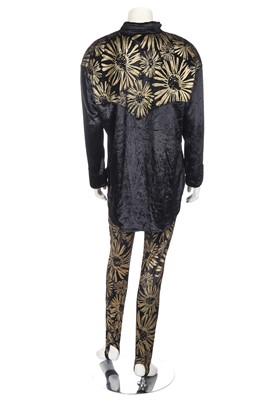 Lot 234 - Sue Clowes 'Gold Daisy' print ensembles, Autumn-Winter 1985-86