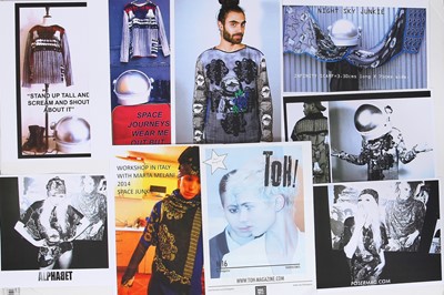 Lot 38 - Sue Clowes and Marta Melani 'Night Sky/Space Junkie' garments, mainly menswear, 2012