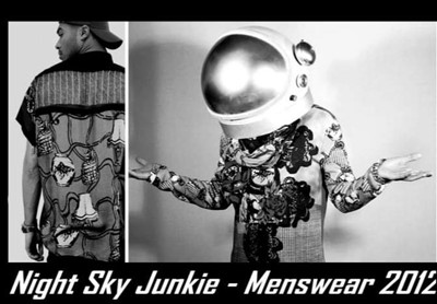 Lot 38 - Sue Clowes and Marta Melani 'Night Sky/Space Junkie' garments, mainly menswear, 2012