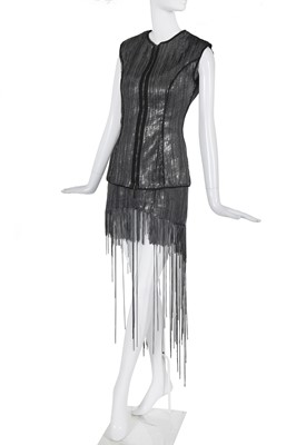 Lot 383 - A Julien Macdonald metal chain dress, Autumn-Winter 2015-16