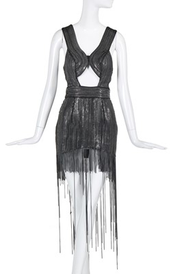 Lot 383 - A Julien Macdonald metal chain dress, Autumn-Winter 2015-16