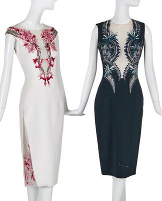 Lot 382 - A group of Julien Macdonald stretch jersey dresses, Spring-Summer 2015
