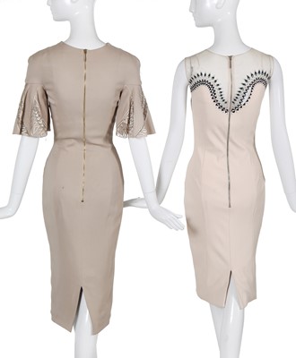 Lot 382 - A group of Julien Macdonald stretch jersey dresses, Spring-Summer 2015