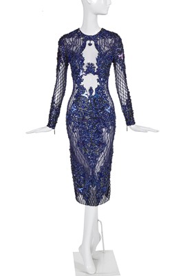 Lot 377 - Two Julien Macdonald embellished tulle dresses, Autumn-Winter 2014-15