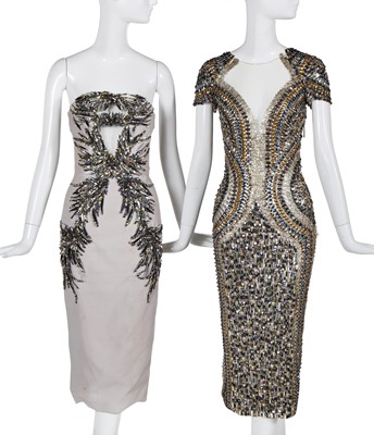 Lot 379 - Three Julien Macdonald dresses, Autumn-Winter 2014-15