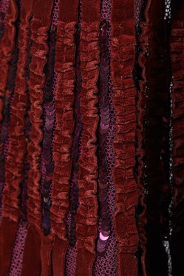 Lot 337 - A rare Lucien Lelong velvet 'Nirvana' evening gown, Autumn-Winter 1937-38