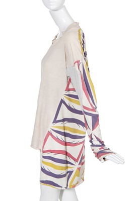 Lot 238 - A Westwood/McLaren Navajo print jersey shirt, 'Pirate' collection, Autumn-Winter 1981-82