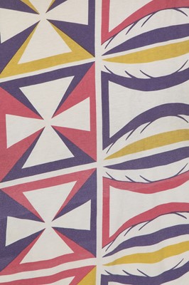Lot 238 - A Westwood/McLaren Navajo print jersey shirt, 'Pirate' collection, Autumn-Winter 1981-82