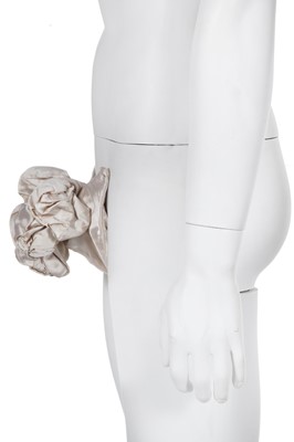 Lot 264 - A rare Vivienne Westwood ivory silk cod piece, 'Cut, Slash & Pull', Spring-Summer 1991