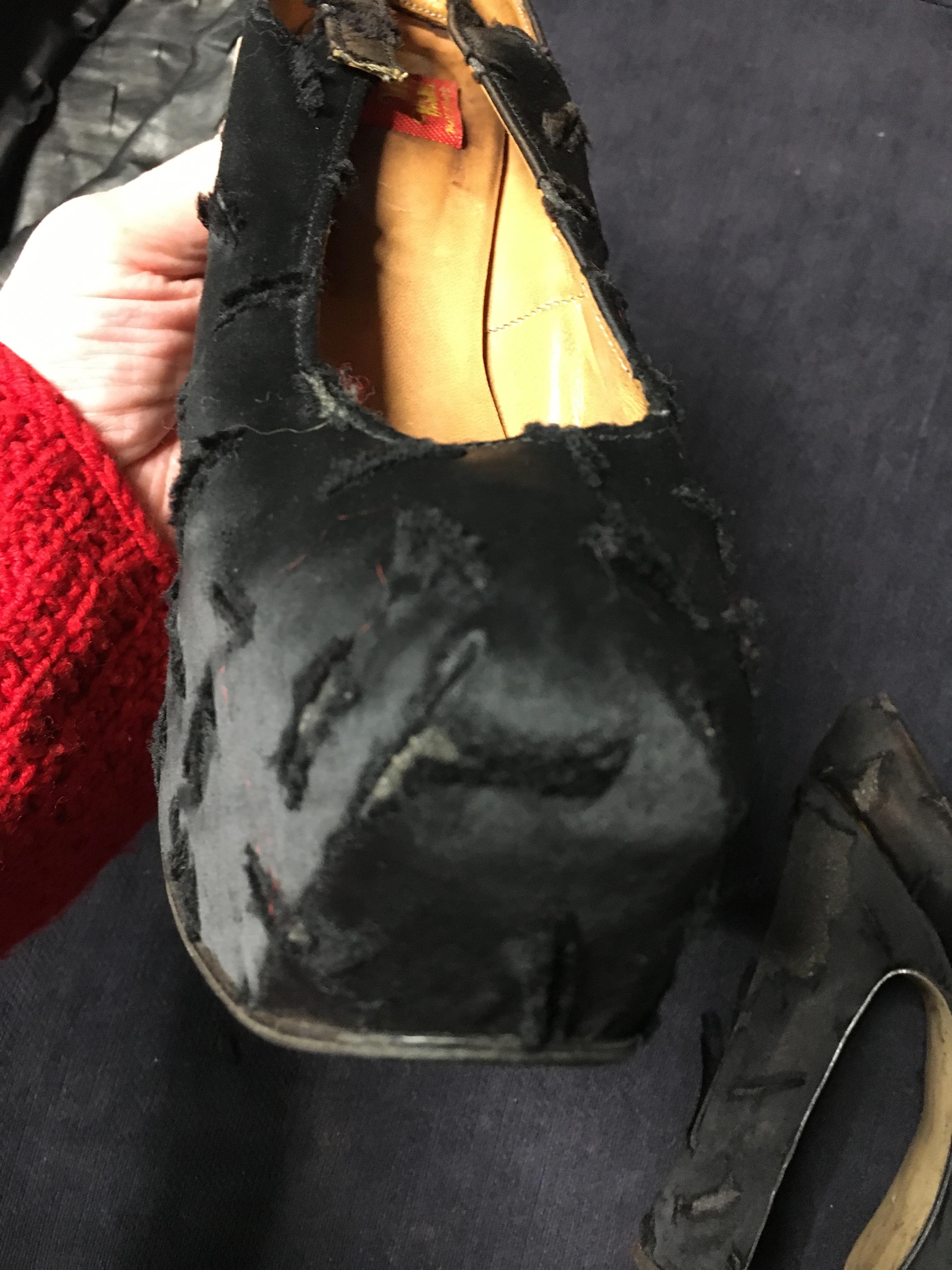 Lot 267 - A rare Vivienne Westwood slashed leather