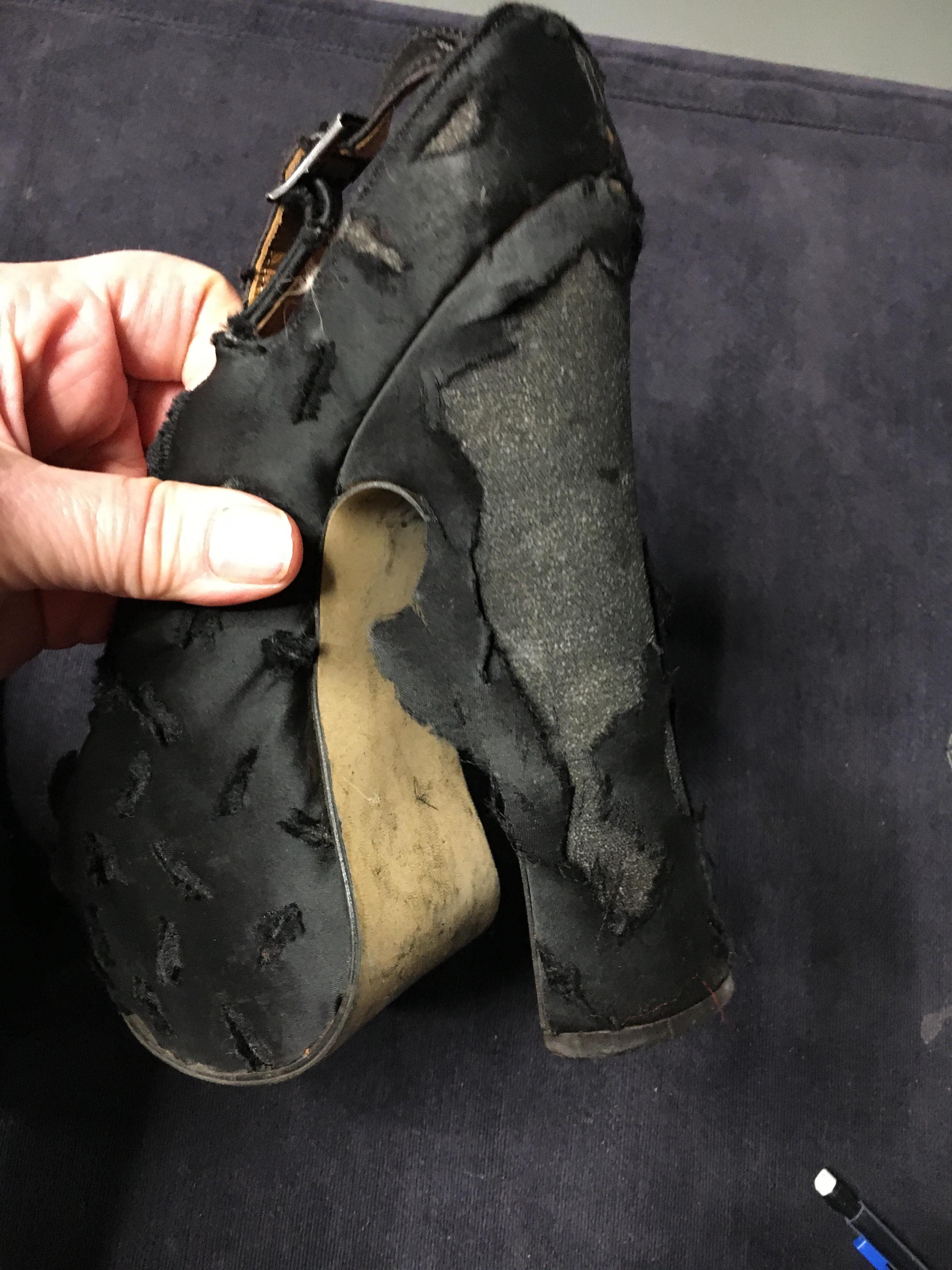 Lot 267 - A rare Vivienne Westwood slashed leather