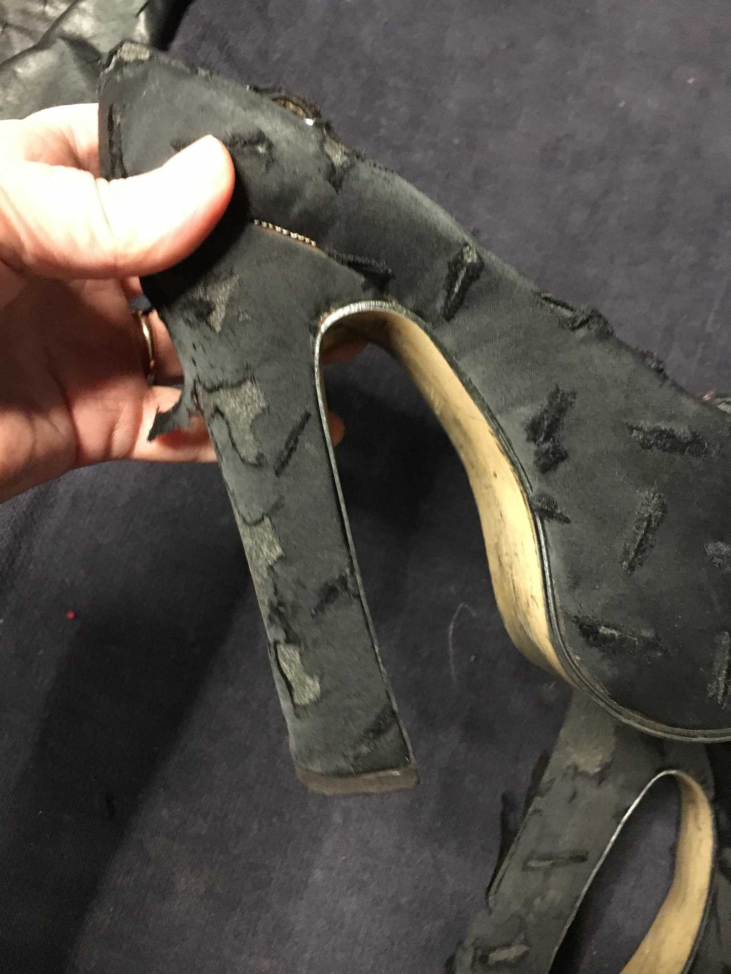 Lot 267 - A rare Vivienne Westwood slashed leather
