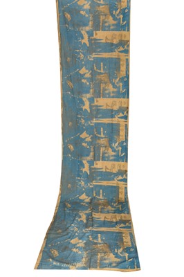 Lot 196 - Two panels of Westwood/McLaren 'Bladerunner' printed cotton, 'Punkature' collection, Spring-Summer 1983