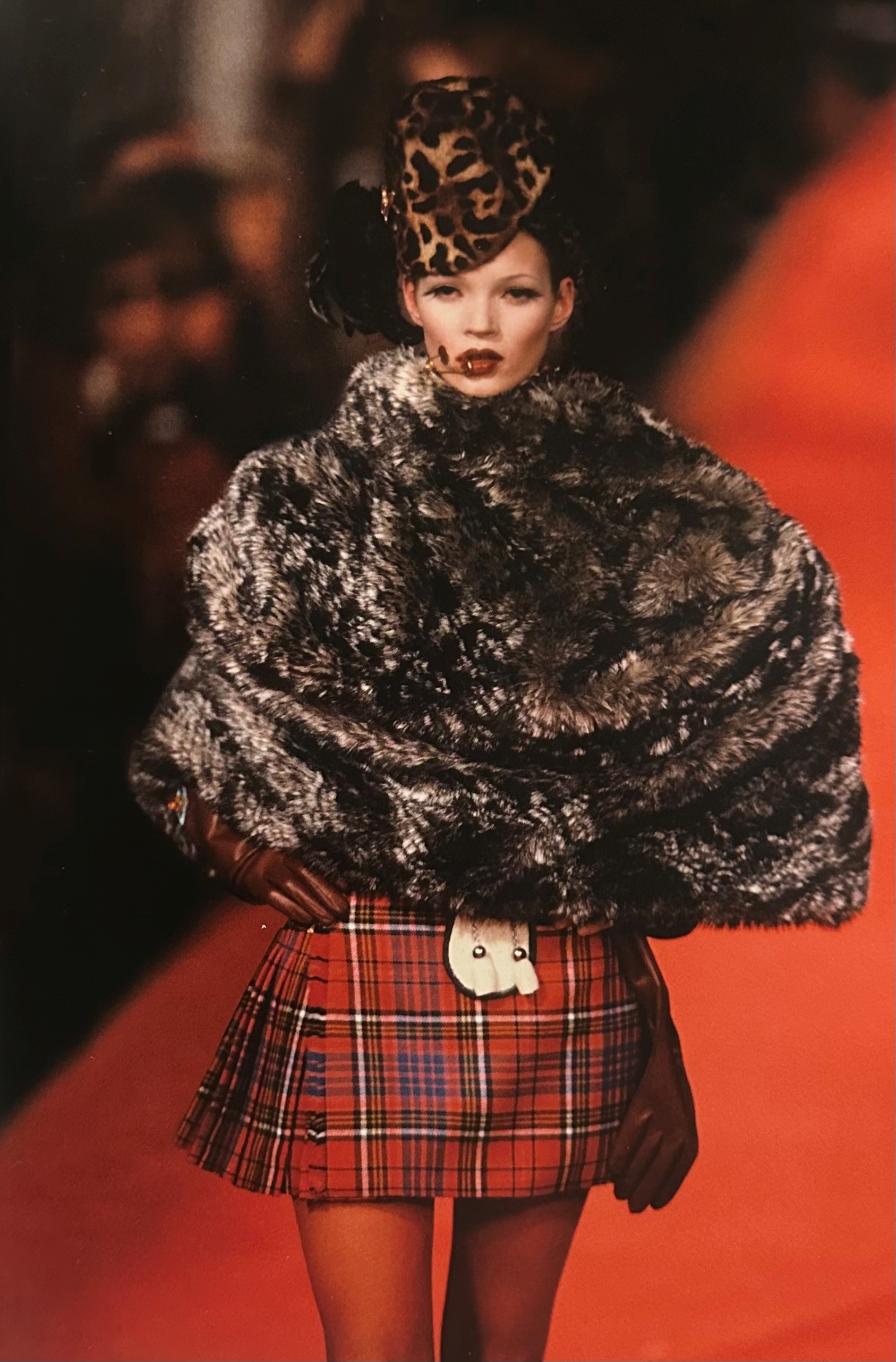 Lot 277 - A rare Vivienne Westwood faux fur cape,