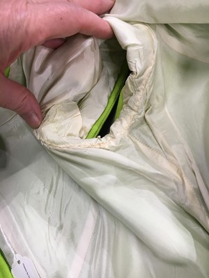 Lot 140 - An André Courrèges lime-green day dress, circa 1967