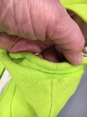 Lot 140 - An André Courrèges lime-green day dress, circa 1967
