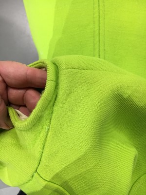 Lot 140 - An André Courrèges lime-green day dress, circa 1967