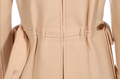 Lot 258 - An André Courrèges camel twill coat, early 1970s